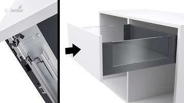 Drawer system AvanTech YOU Inlay  Assembly animation