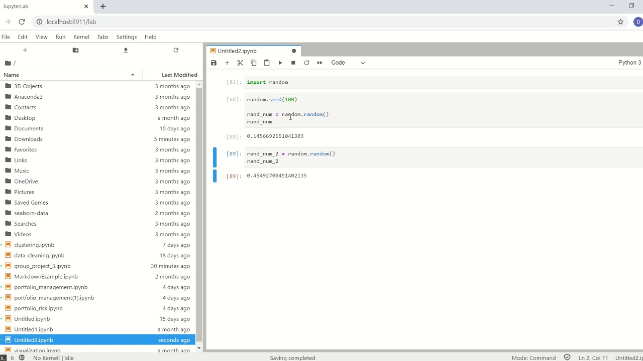 Random number generator in Python - YouTube