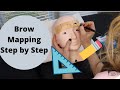 Brow Mapping Step by Step (on mannequin head)