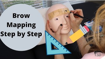 Brow Mapping Step by Step (on mannequin head)
