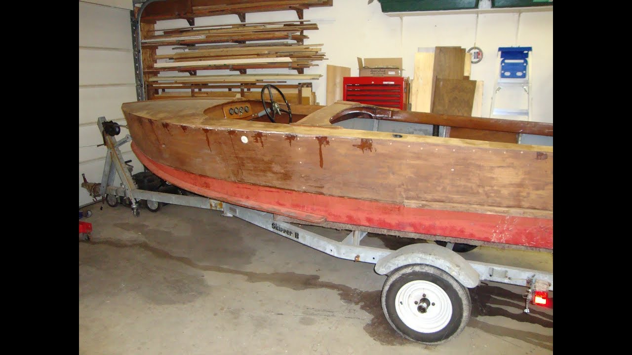 Wood Boat project with cousin Steve