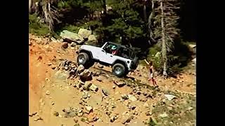 Destroyed in Seconds: Jeep falls of the Cliff