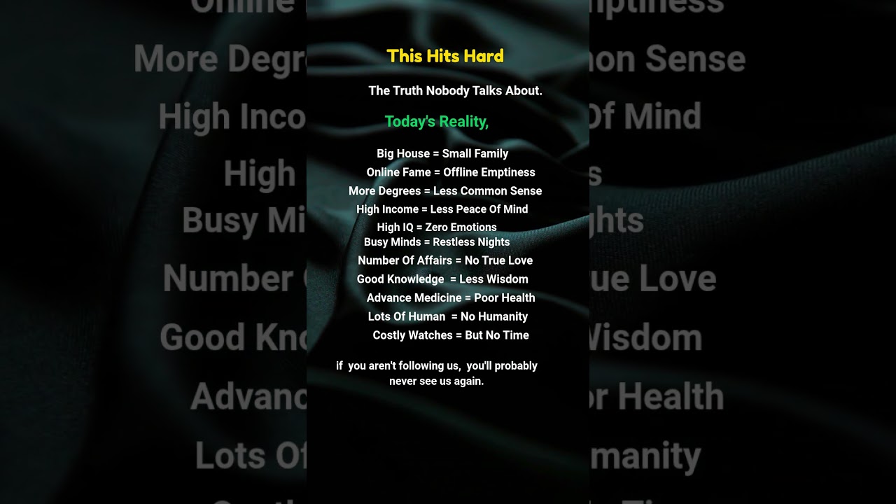 The Dark Truth About Our Generation 🗣☻ 