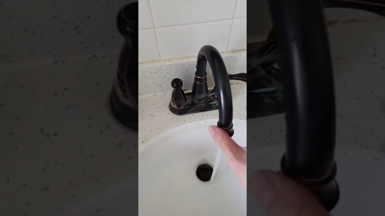 Delta vanity faucet leaking at the neck YouTube