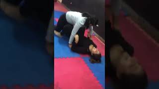 Armbar From Full Guard By Kings Mma Girls Chandigarh. 97800-55644