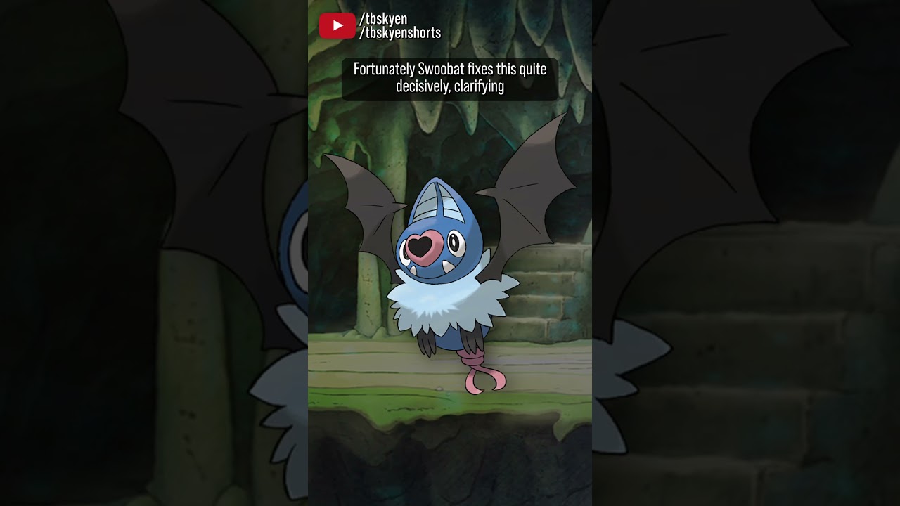 Woobat and Swoobat are the sweeter, gentler replacements for Zubat | 