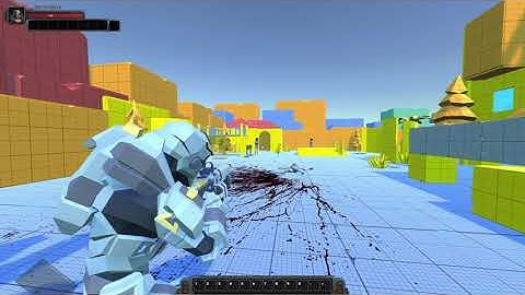 Unity 3d Space Game - Test - 005 - Third Person Shooting _Bloody