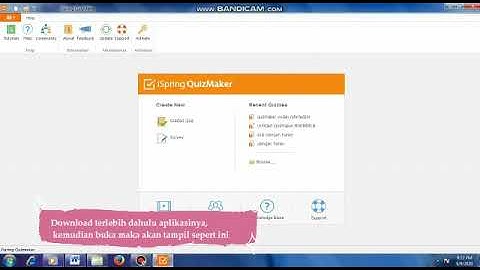 Tutorial Menggunakan Aplikasi I Spring Quiz Maker