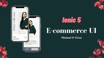 Ionic 5 Modern & Clean E-commerce UI | Ionic 5 Tutorial For Beginners | Speed Code