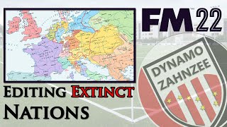 Editing Extinct Nations || Football Manager 2022 Editor