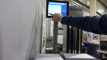 Optical Counter - Vacuumatic Count-S - Counting PVC Sheets including showing set up