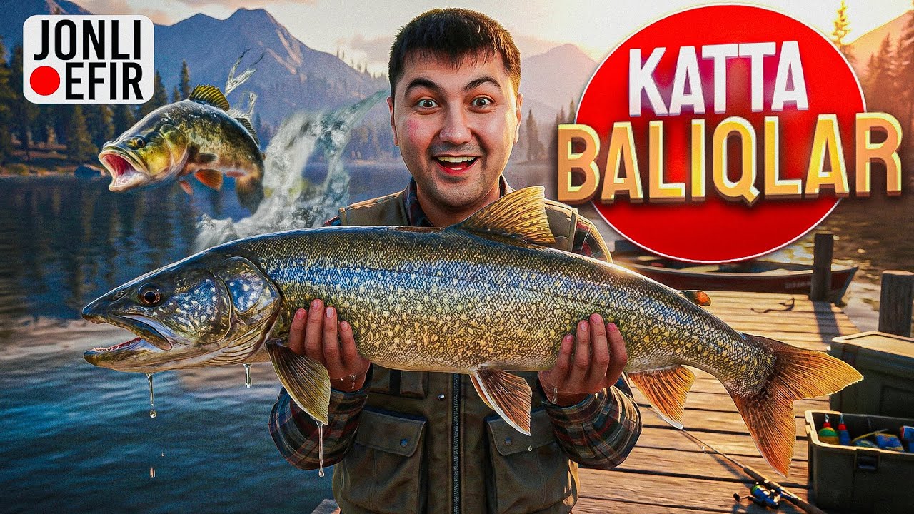 🎣Sokin strim, katta baliqlar 🌿 | Call of the Wild: The Angler (Jonli Efir)