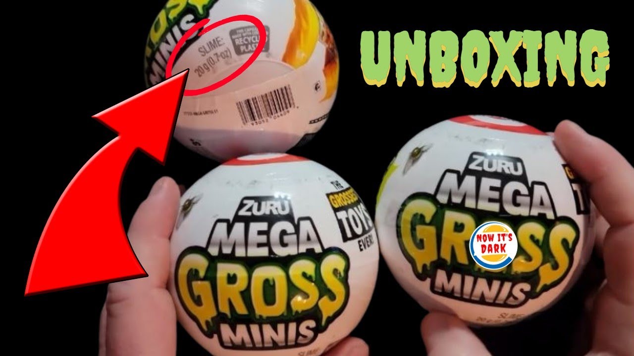 MEGA GROSS MINIS UNBOXING ZURU 5 SURPRISE BALLS 