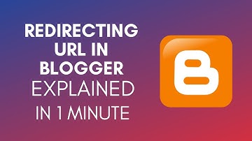 How To Redirect URL In Blogger (2025)