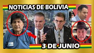NOTICIAS DE BOLIVIA DE HOY 3 DE JUNIO, NOTICIAS DE BOLIVIA 3 DE JUNIO, NOTICIAS BOLIVIA