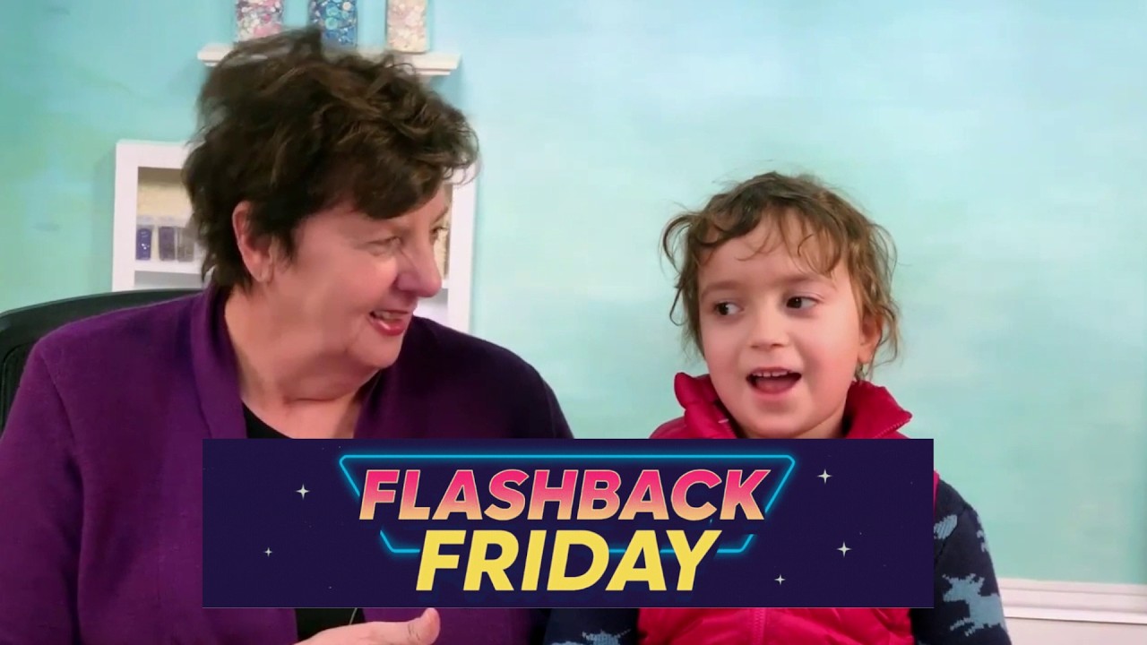 Flashback Friday: Easter Baskets with Penelope | PaperWishes.com