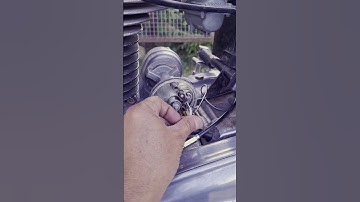 Points Gap Setting old bullet motercycle using visiting card #oldbullet #bullet350 #royalenfield