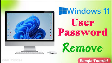 User Password Remove || (windows 11) Bangla Tutorial __ 2024
