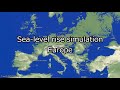 【Map】Sea Level Rise Simulation - Europe