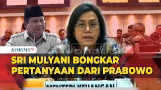 Sri Mulyani Bongkar Pertanyaan Pertama Prabowo usai Dirinya Ditunjuk Kembali Jadi Menkeu