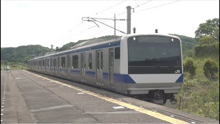 東北本線 白坂駅 4135M着発 E531系K456編成KY入場通過 2024.06.06