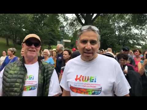 La marche « Le chemin des mille rêves » avec notre porte-parole, le Dr Stanley Vollant!