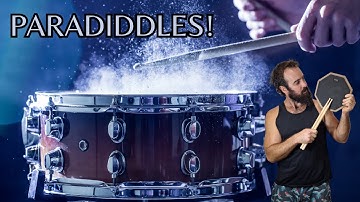 🎶 Playing PARADIDDLES as grooves on the drums! 🎶