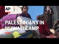 Palestinian displaced in Muwasi camp suffer harsh conditions