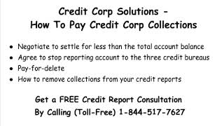 Credit Corp Solutions - How To Pay a Credit Corp Collection