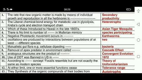 Bt101 midterm pastpapers