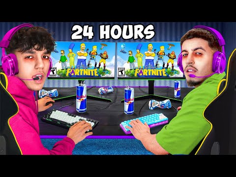 Last To Sleep Playing NEW Simpsons Fortnite Wins $1,000!