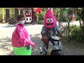 MENCOBA KEPALA COSPLAY PATRICK STAR | UNBOXING SPONGEBOB SQUAREPANTS & PATRICK