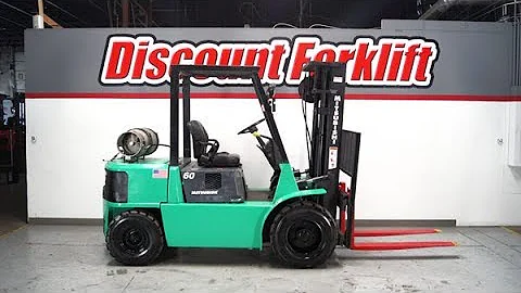 Mitsubishi 1991 6,000lb LP #0084 - Forklift For Sale