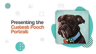 Cutest Pooch Portrait by PortraitFlip🖼️🐶 #petportrait #youtube #art #timelapse