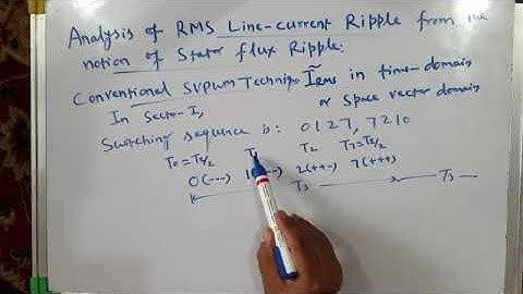 RMS value of Stator flux ripple vector