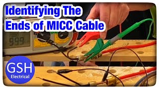 How to Test and Identifying the Conductors on MICC Cable (Pyro MI Cable) and Hammering 🔨 it Flat