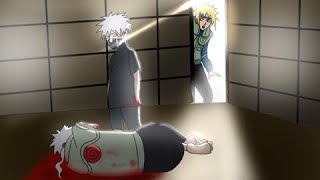 Minato conhece Kakashi após a morte de Sakumo Hatake - Naruto