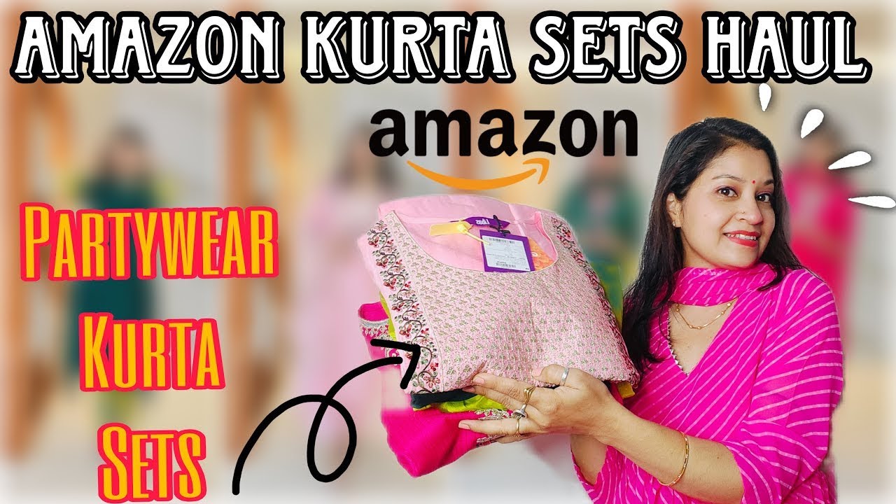Amazon kurta set haul | Beautiful kurta sets from Amazon | festive kurta sets under ₹700