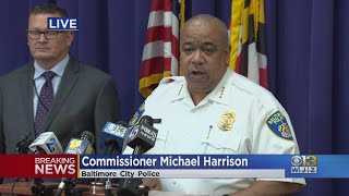 Baltimore Police Commissioner Michael Harrison Speaks On Violent Weekend In The City