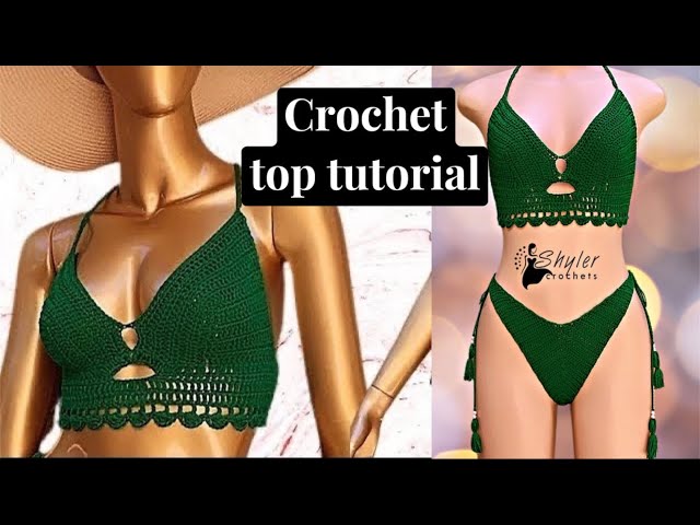 Peekaboo Crochet Bralette Tutorial