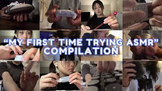 10 Minutes Of The Best “FIRST TIME TRYING ASMR” Videos | ASMR Compilation