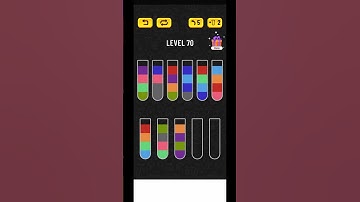 Water Sort Puzzle Level 70 Walkthrough #shorts #watersortpuzzle