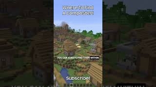 Where To Find A Composter In Minecraft?!