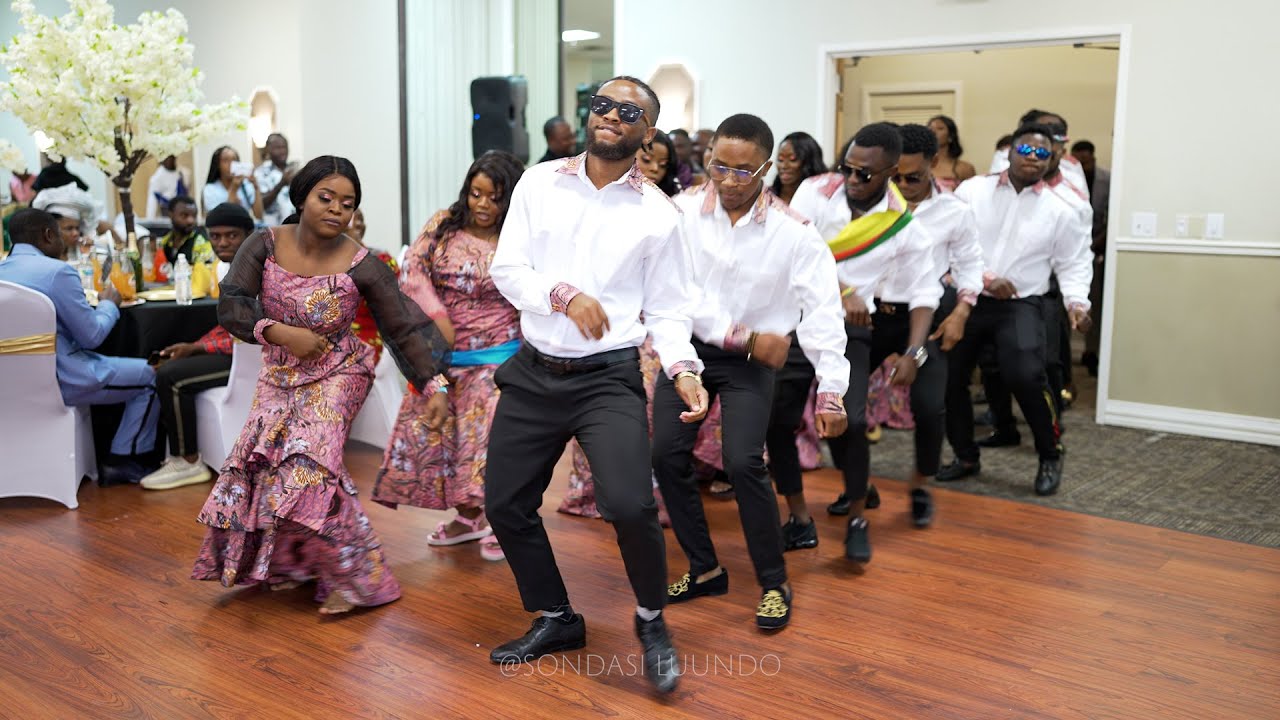 Congolese Wedding Entrance Dance   Serge Pami Onction Epakwa Denver CO