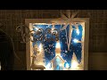 Wintery shadow box night light