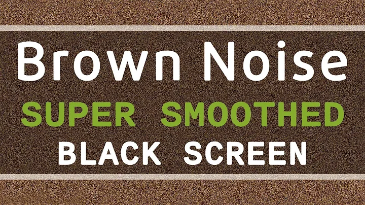 12 Hours Super Deep Brown Noise | Sleep, Study, Focus | NO ADS