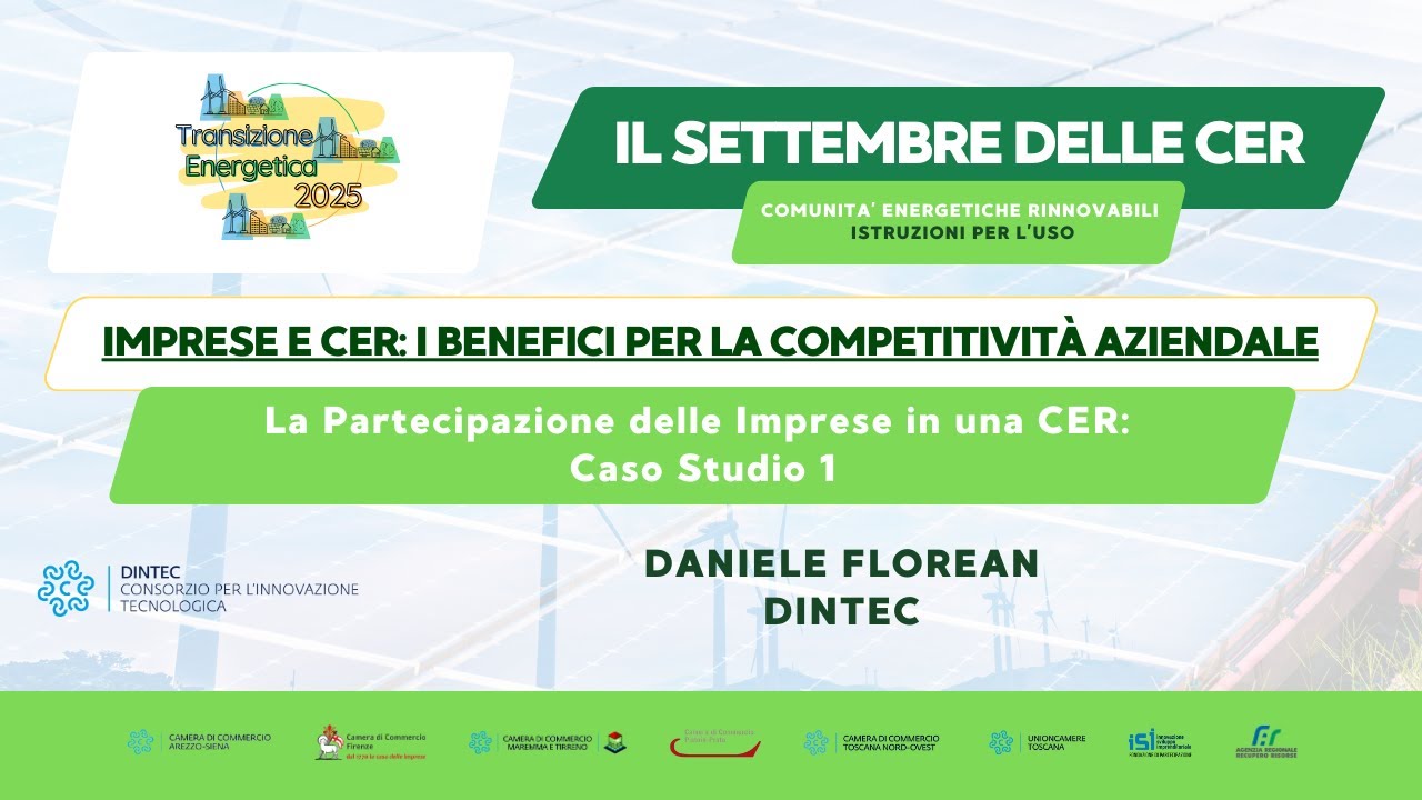 La Partecipazione delle Imprese in una CER: Caso Studio 1