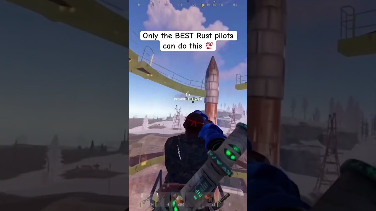 THIS takes SERIOUS skill. #rust #rustfunnymoments #rustshorts #shorts #viral