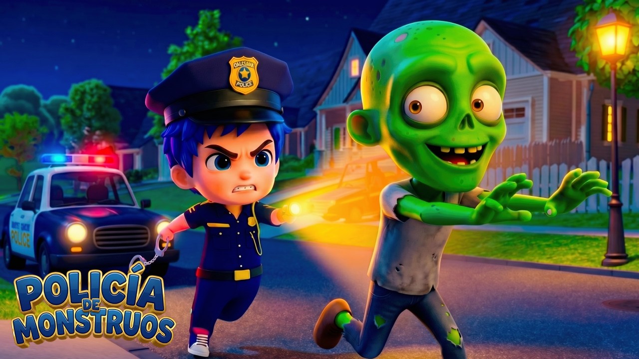 La Policía de Monstruos 🚨 | Canciones Infantiles | Patrulla Monstruo