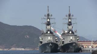 M180218 海上自衛隊呉基地 在泊艦艇